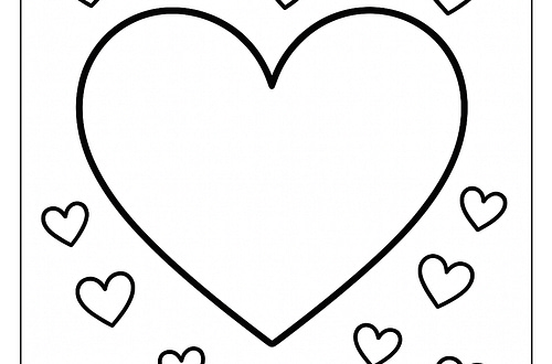 โค๏ธํํธ ์์น ๊ณต๋ถ ๋์ / ํํธ๊ฐ ์ฌ๋์ ์์งํ๊ฒ ๋ ์ด์ heart coloring page