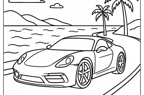 ๐๏ธ์คํฌ์ธ ์นด ์์น ๊ณต๋ถ ๋์ / ์คํฌ์ธ ์นด ๊ตฌ๋งค ์ ๊ผญ ์์์ผ ํ 7๊ฐ์ง sports car coloring page