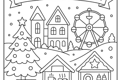 ๐ํฌ๋ฆฌ์ค๋ง์ค ๋ง์ผ ์์น ๊ณต๋ถ ๋์ / ์ ๋ฝ์์ ๊ฐ์ฅ ์๋ฆ๋ค์ด ํฌ๋ฆฌ์ค๋ง์ค ๋ง์ผ TOP 10 christmas market coloring page