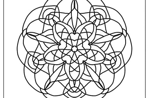 ๐๏ธ๋ง๋ค๋ผ ์์น ๊ณต๋ถ ๋์ / ์คํธ๋ ์ค ํด์์ ์ข์ ๋ง๋ค๋ผ ์์น ๋ฒ mandala coloring page 4